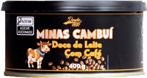 MINAS CAMBUI DOCE DE LEITE COM CAF� LATA  400G